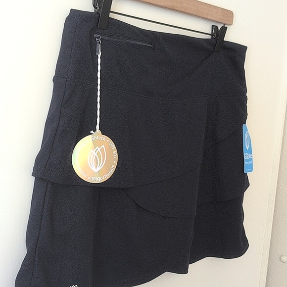 GG Blue Womens Large Athletic Skirt Navy Blue Golf Tennis Pickleball Athleisure - Picture 2 of 7